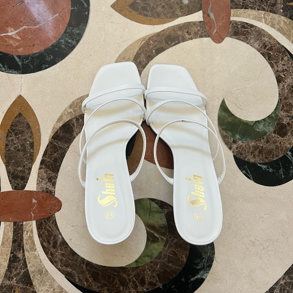 White Strap Heels - Picture 3 of 6